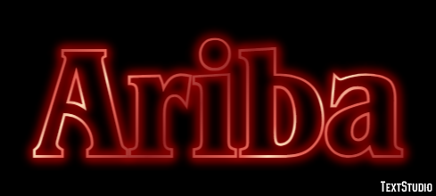 Ariba Text Effect