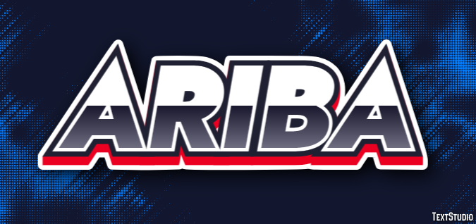 Ariba Text Effect