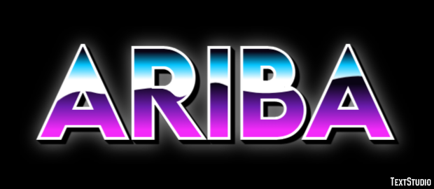 Ariba Text Effect