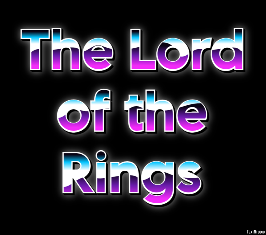 The Lord of the Rings Tekst Effect