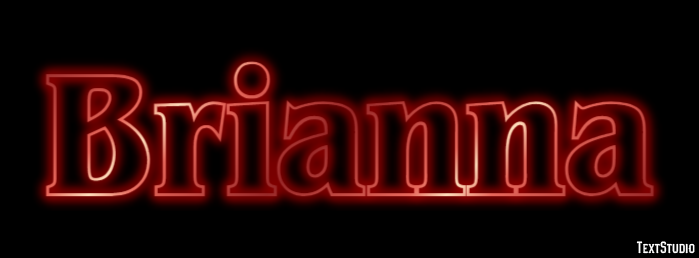 Brianna Text effect