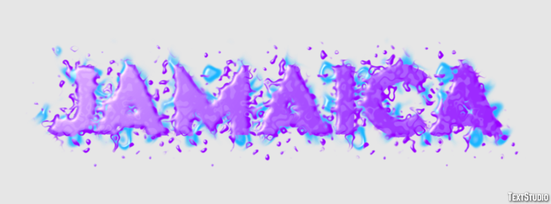 Jamaica Text effect