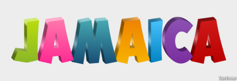 Jamaica Text Effect
