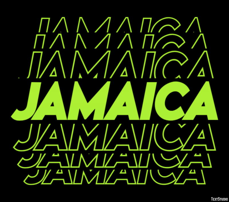 Jamaica Text Effect