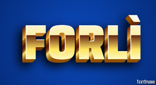 Forlì Effetto testo