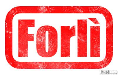 Forlì Effetto testo