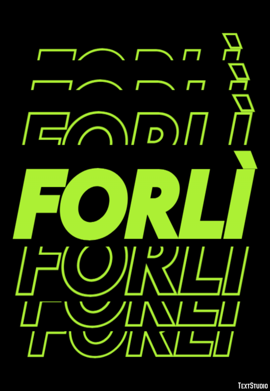 Forlì Efekt tekstowy