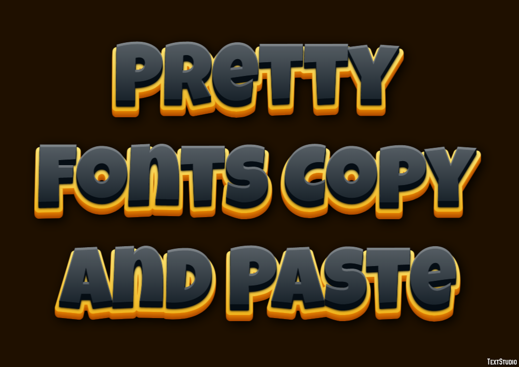 Pretty Fonts Copy And Paste Efekt tekstowy