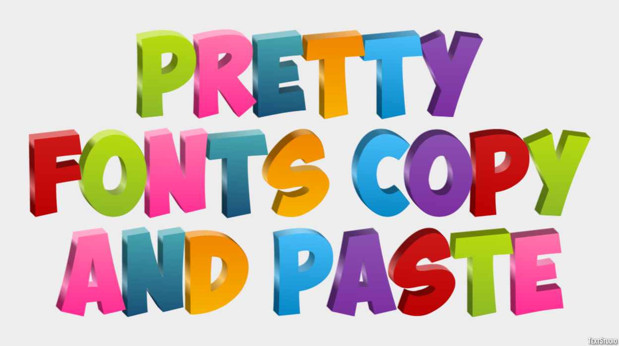 Pretty Fonts Copy And Paste Efekt tekstowy