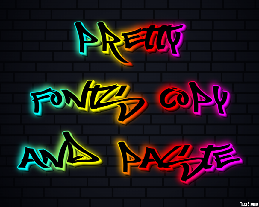 Pretty Fonts Copy And Paste Efekt tekstowy