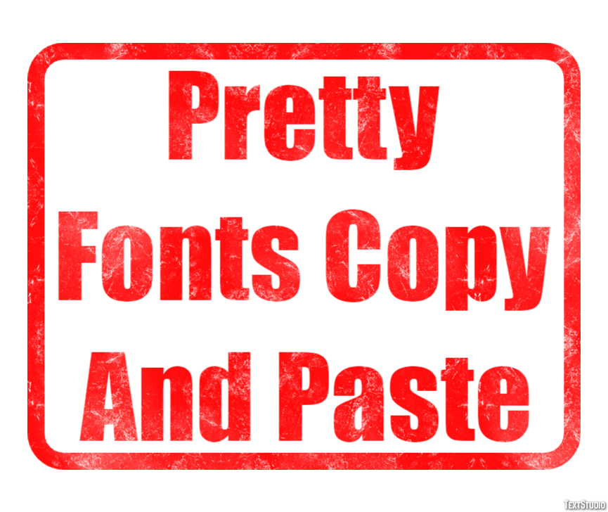 Pretty Fonts Copy And Paste Efekt tekstowy