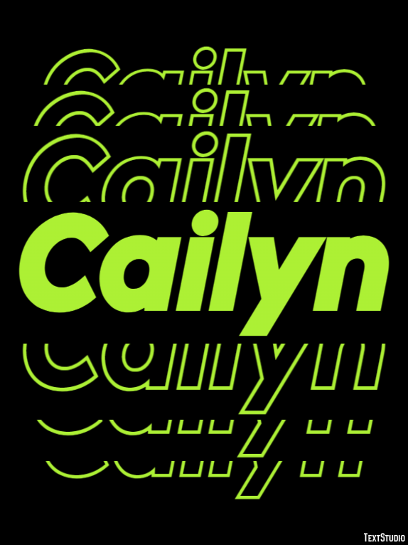 Cailyn Text effect