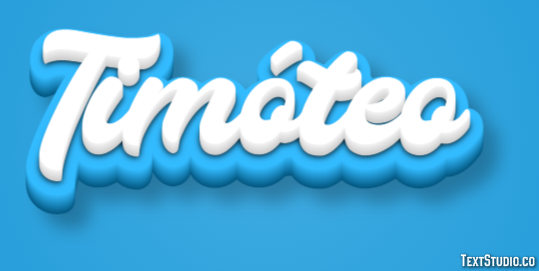 Timóteo Text Effect