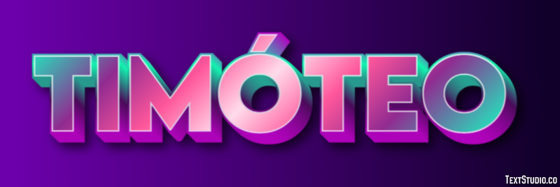 Timóteo Text Effect
