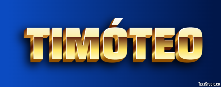 Timóteo Text Effect