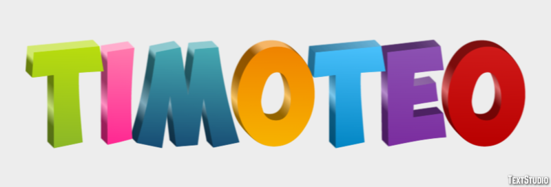 Timóteo Text Effect