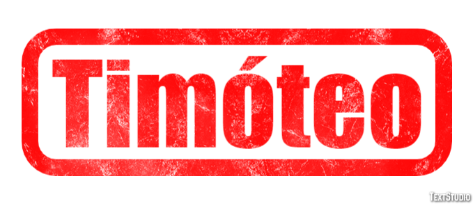 Timóteo Efecto de texto
