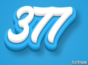 377 Text Effect