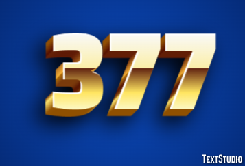 377 Text Effect