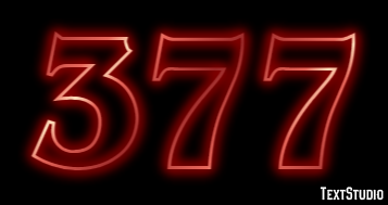 377 Text Effect