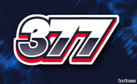 377 Text Effect