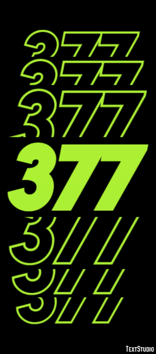 377 Text Effect
