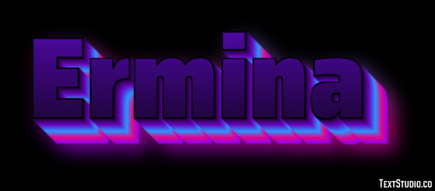 Ermina Effetto testo
