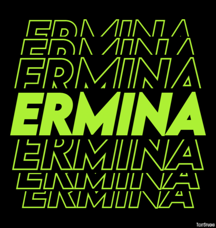 Ermina Effetto testo