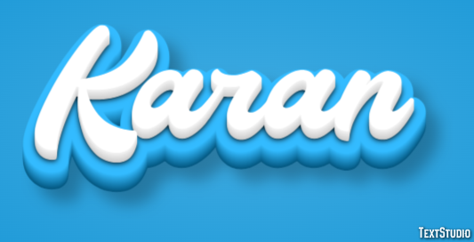 Karan Text Effect