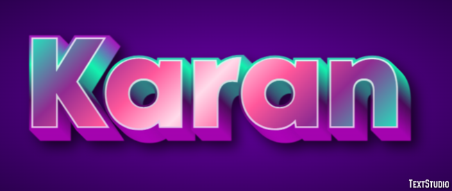Karan Text Effect