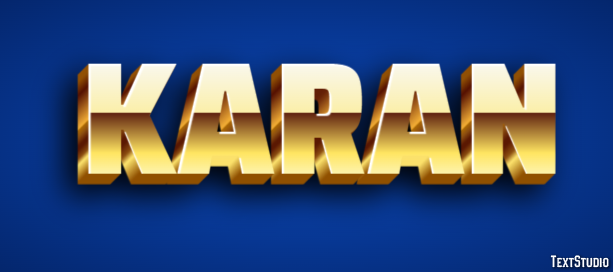 Karan Text Effect