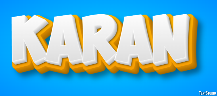Karan Text Effect