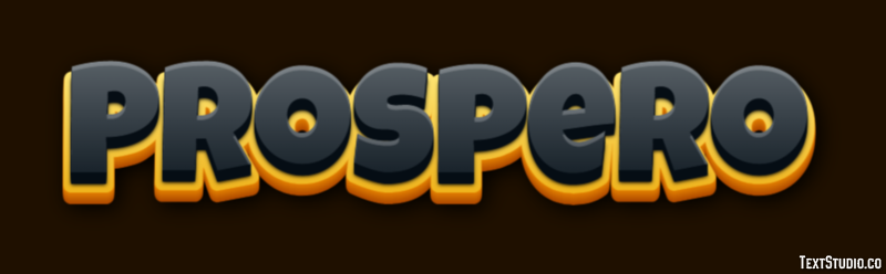 Prospero Effetto testo