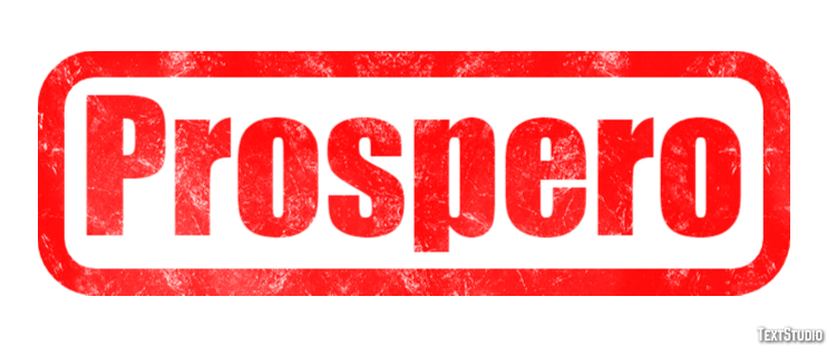 Prospero Effetto testo
