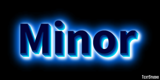 Minor Text Effect