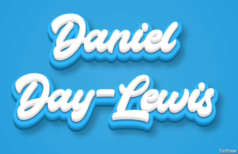 Daniel Day-Lewis Эффект текста