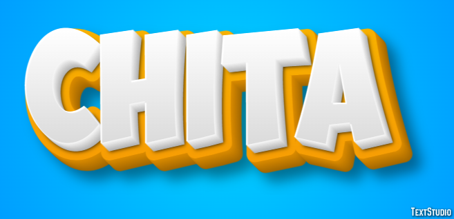 Chita Efeito de texto