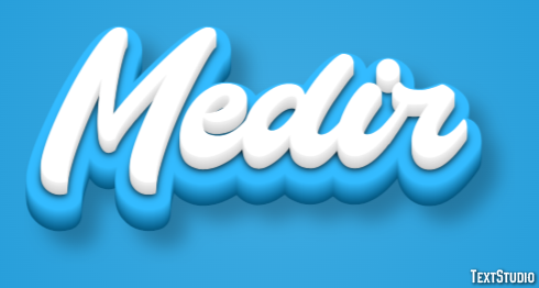 Medir テキスト効果