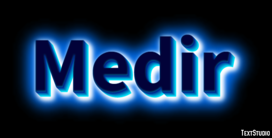 Medir テキスト効果