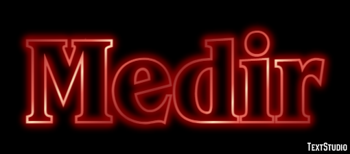 Medir テキスト効果