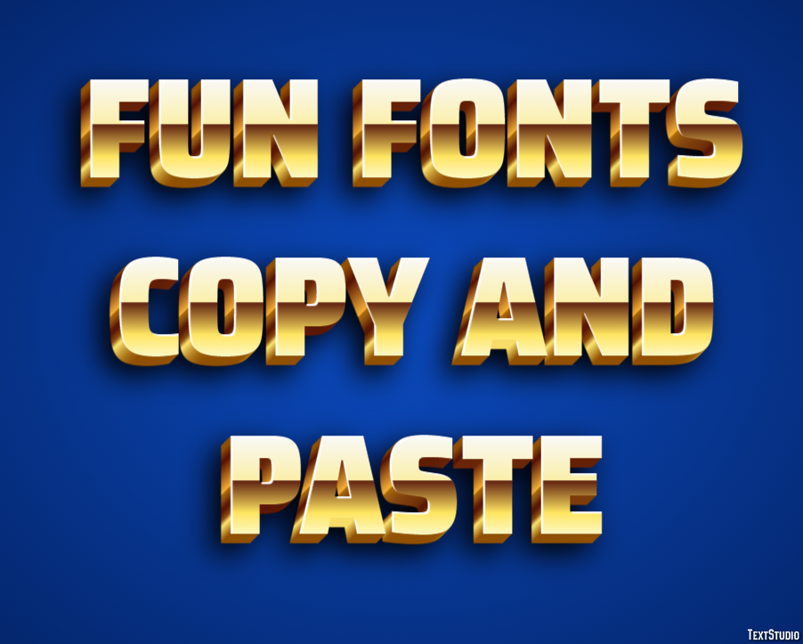 Fun Fonts Copy And Paste Text Effect