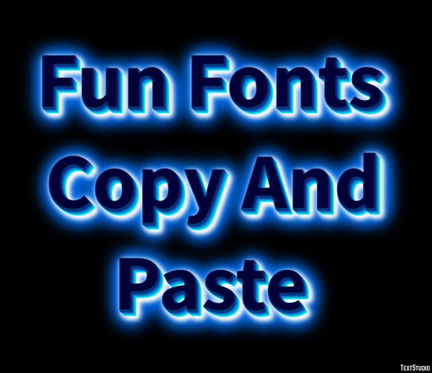 Fun Fonts Copy And Paste Efekt tekstowy