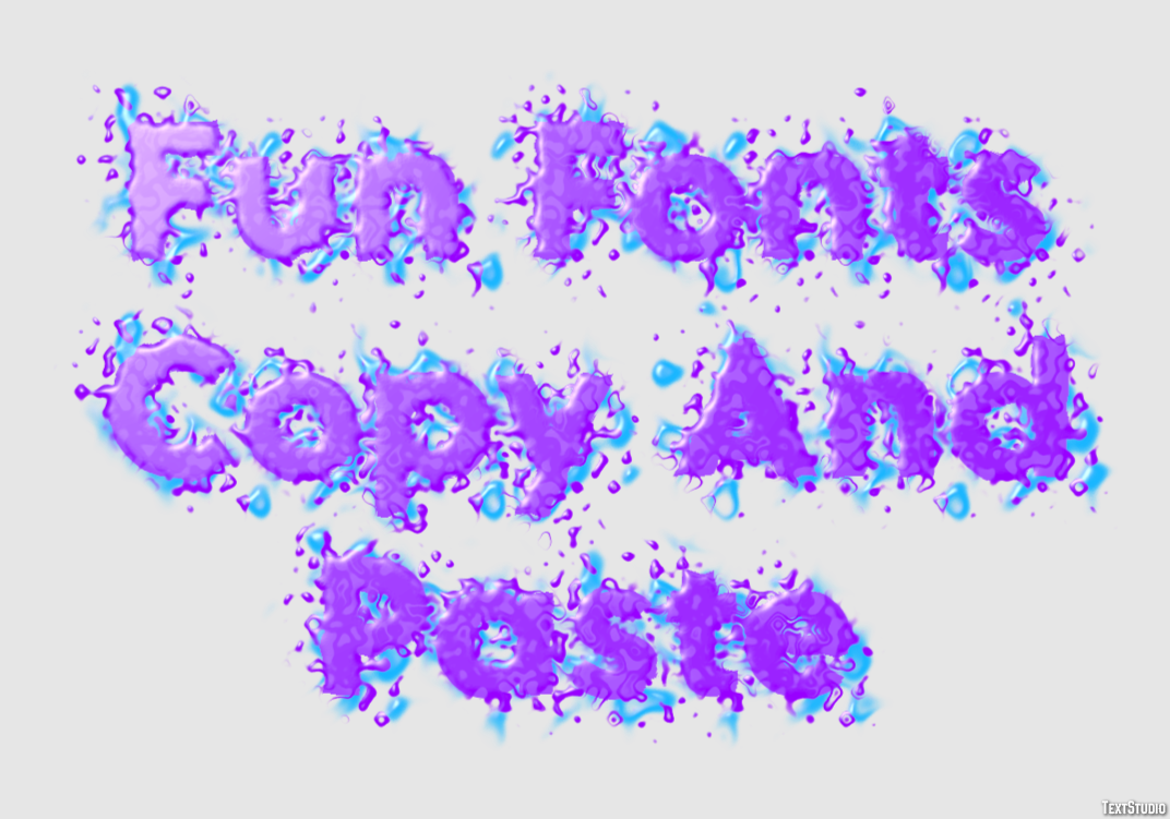 Fun Fonts Copy And Paste Efekt tekstowy