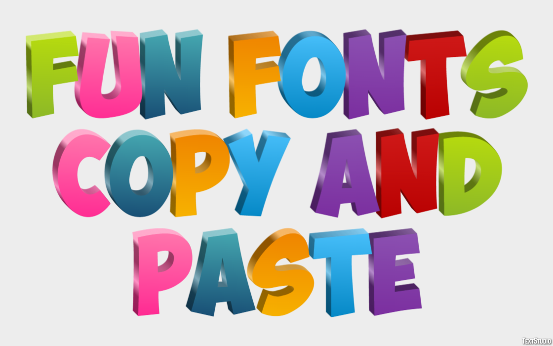 Fun Fonts Copy And Paste Efekt tekstowy