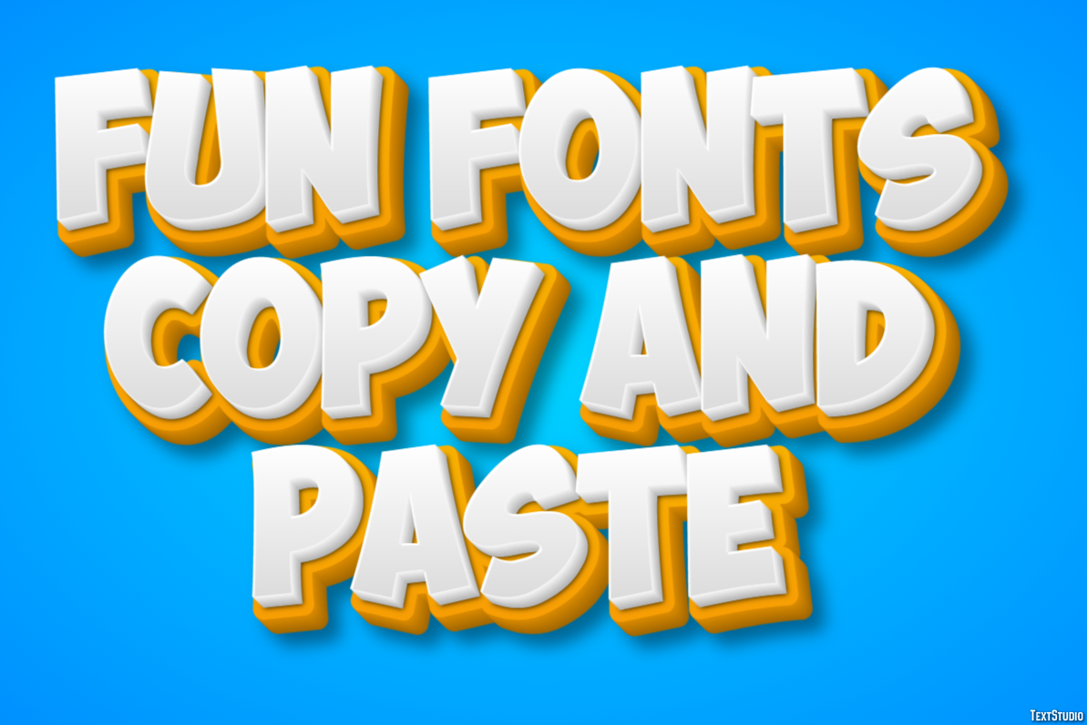 Fun Fonts Copy And Paste テキスト効果