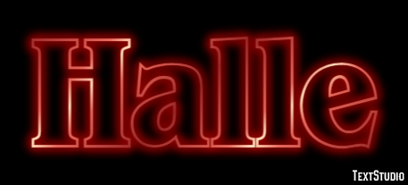 Halle Efekt tekstowy