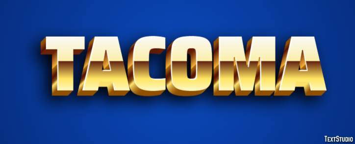 Tacoma Effet de Texte