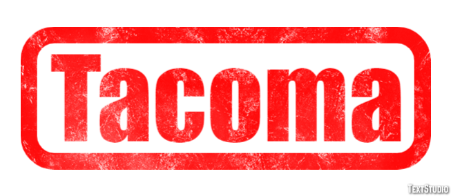 Tacoma Efekt tekstowy