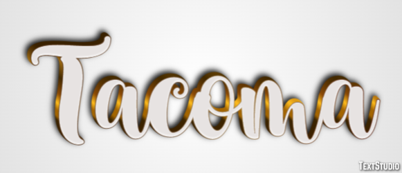 Tacoma Effet de Texte