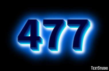 477 Text Effect